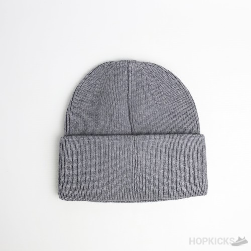 Prada Ribbed knit Grey Beanie 