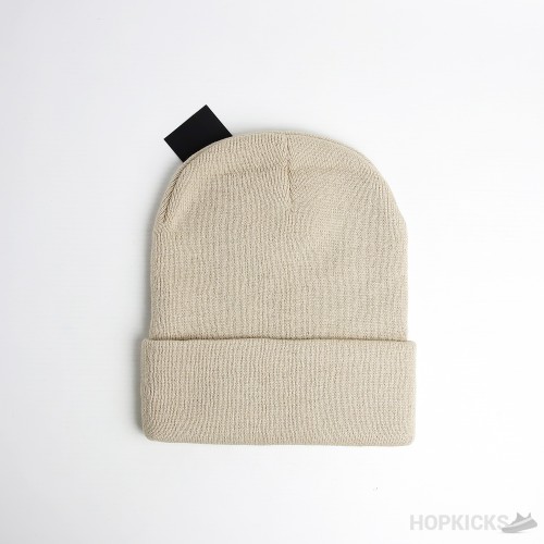 Stone Island Badge Beanie Beige
