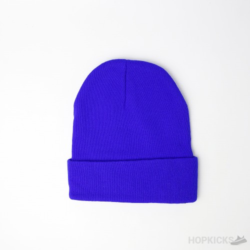 Supreme New Era Box Logo Blue Beanie