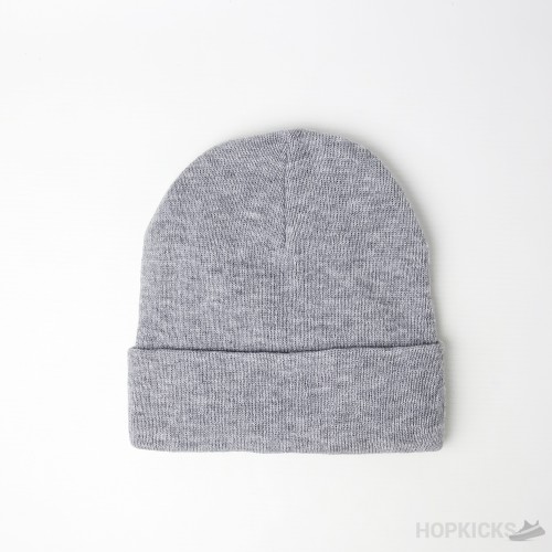 Supreme New Era Box Logo Grey Beanie