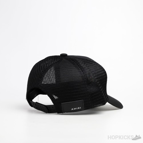 Amiri Paint Drip MA Logo Black Cap (Premium Batch)