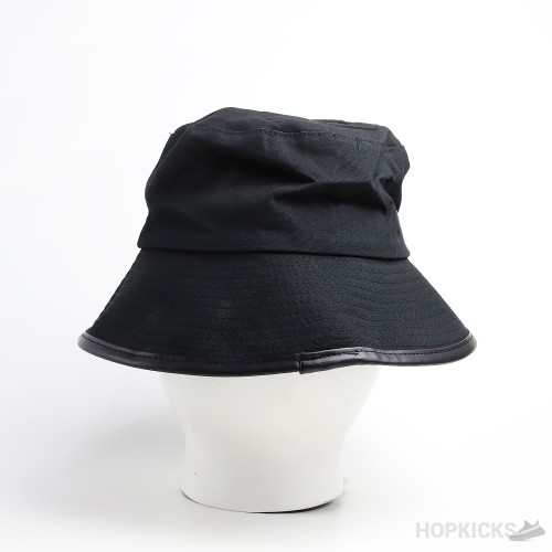 Dior Pink Logo Black Hat