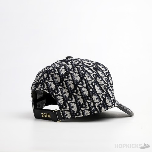 Dior Logo Olique Baseball Black Cap