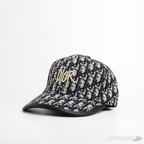 Dior Logo Olique Baseball Black Cap