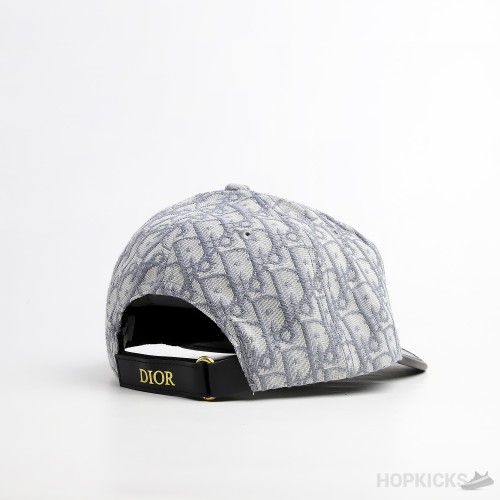 Dior Logo Olique Baseball Blue Cap