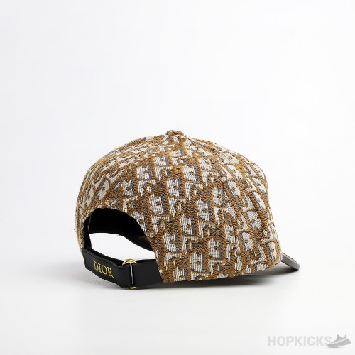 Dior Logo Olique Baseball Brown Cap