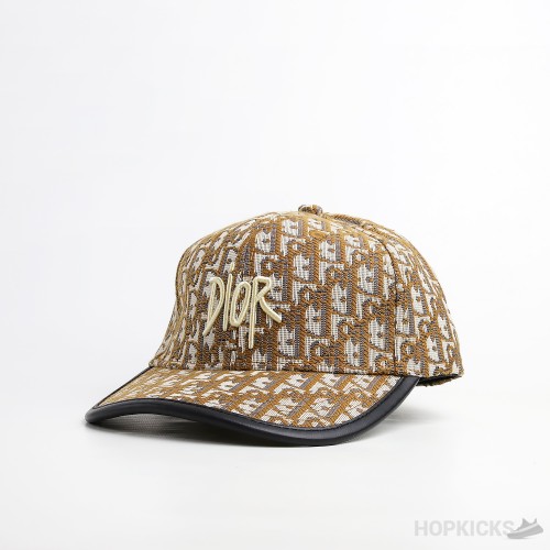 Dior Logo Olique Baseball Brown Cap