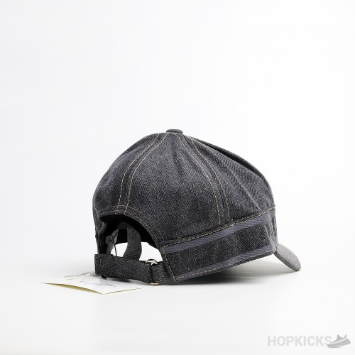 Dior Striped Logo Black Cap