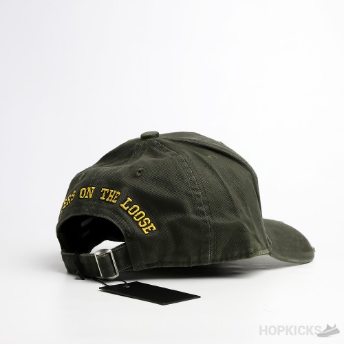 Dsquared Fight For Freedom Olive Cap