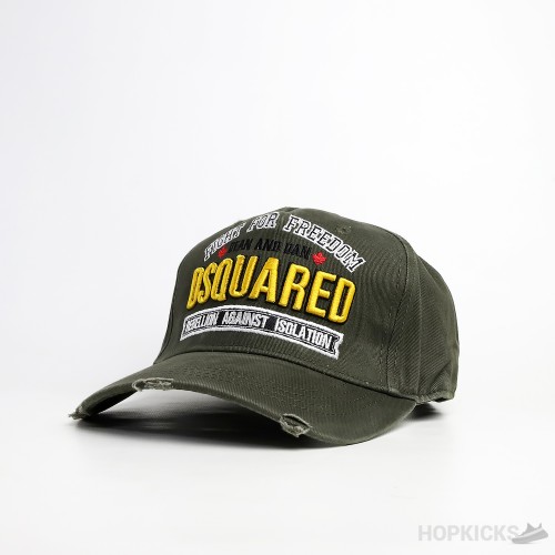 Dsquared Fight For Freedom Olive Cap
