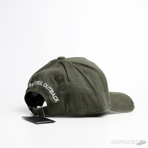 Dsquared2 Caten Twins Olive Cap