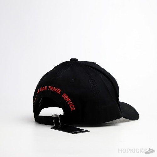 Dsquared2 Dean and Dan Travel Black Cap