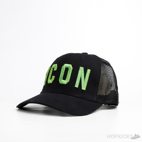Dsquared2 Green Icon Black Cap