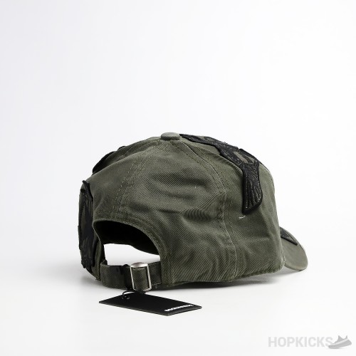 Dsquared2 Tonal Patches Olive Cap