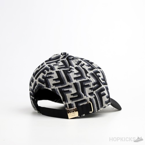 Fendi Monogram Black Grey Cap