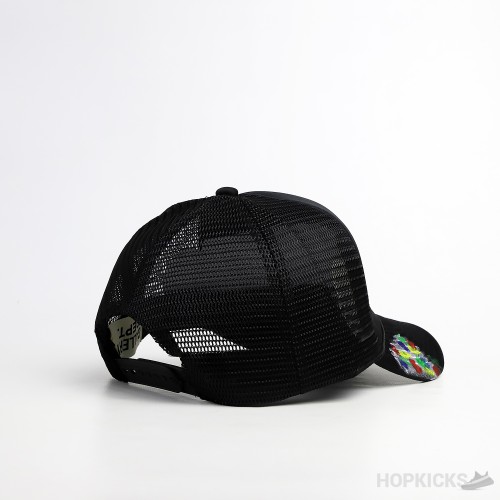 Gallery Dept. Paint Effect Print Black Cap