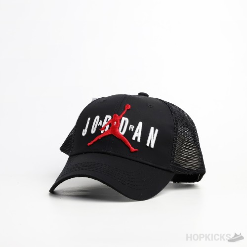 Jordan Legacy 91 Jumpman Air Black Red White Cap