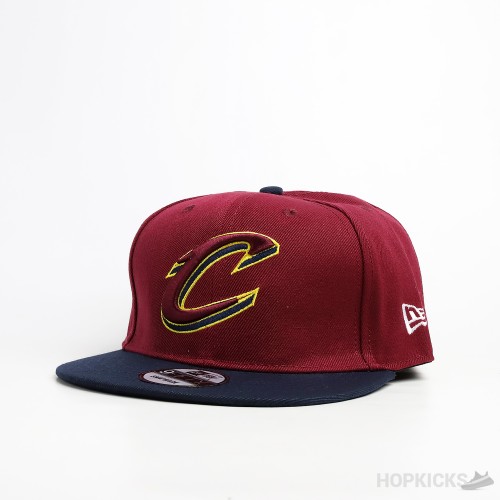 NBA New Era Clevend Snapback Maroon Navy Cap