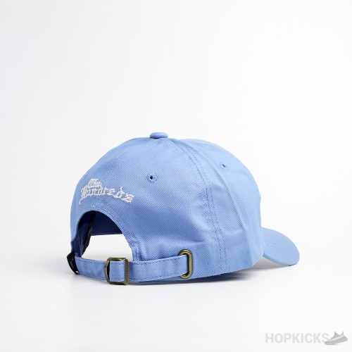 Rose Embroidered Logo Sky Blue Cap