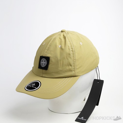 Stone Island Logo Khaki Cap