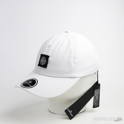 Stone Island Logo White Cap