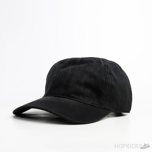 Stone Island Side Patch Logo Black Cap