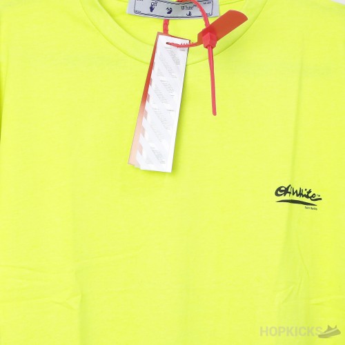 Off-White Light Green T-Shirt 