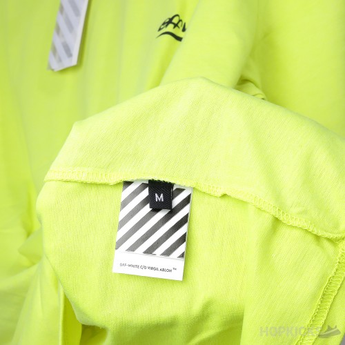 Off-White Light Green T-Shirt 