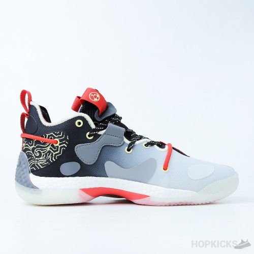 Adidas Harden Vol. 6 White Vivid Red (Premium Batch)