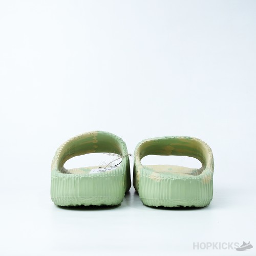 Adilette 22 Slides - Magic Lime and Desert Sand