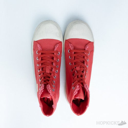 Bale*ciaga Paris Hi-Top Sneakers Red White (Premium Plus Batch)