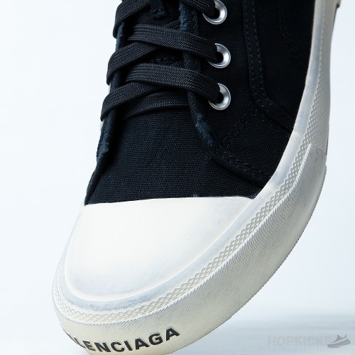 Bale*ciaga Paris Low-Top Sneakers Black White (Premium Batch)