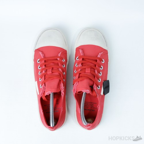 Bale*ciaga Paris Low-Top Sneakers Red White (Premium Plus Batch)