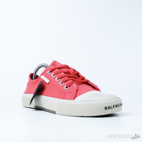 Bale*ciaga Paris Low-Top Sneakers Red White (Premium Plus Batch)