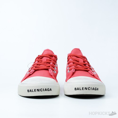 Bale*ciaga Paris Low-Top Sneakers Red White (Premium Plus Batch)