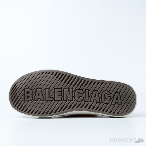 Bale*ciaga Paris Low-Top Sneakers Red White (Premium Plus Batch)