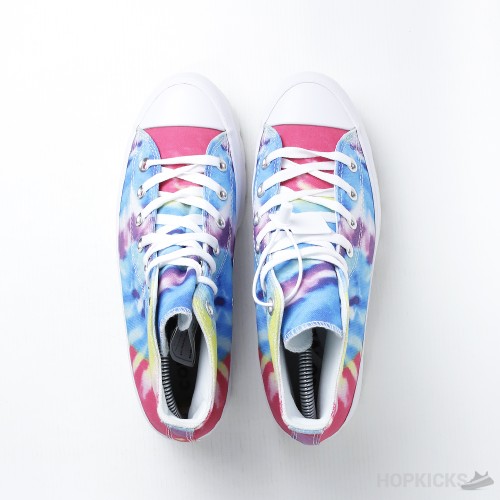 Converse Lugged Hi Tie Dye White