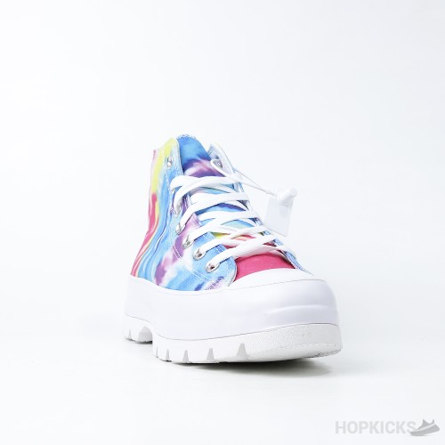 Converse Lugged Hi Tie Dye White