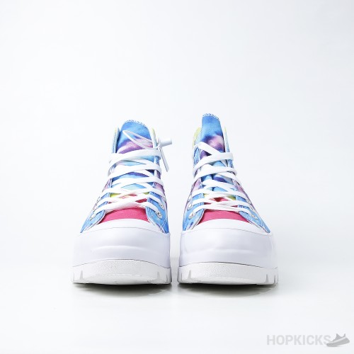 Converse Lugged Hi Tie Dye White