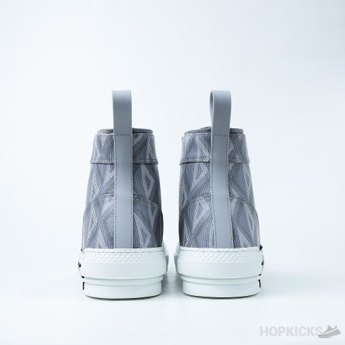 Dior B23 CD Diamond Canvas Hi-Top Gray (Dot Perfect)