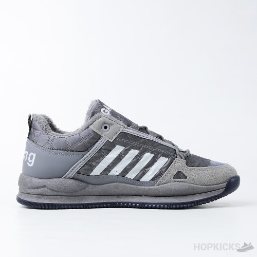 Gaxing 4 Stripes Ash Grey Sneakers