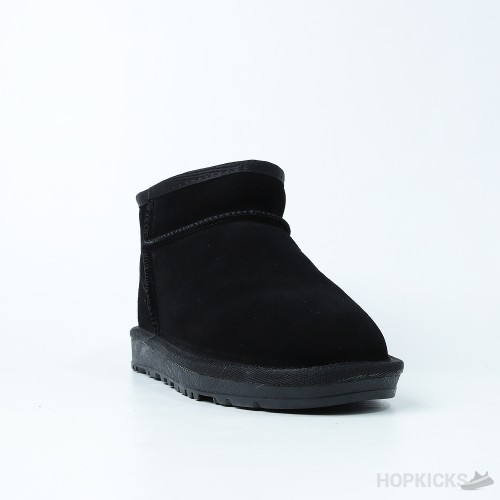 UGG Ultra Mini Black Boots (Premium Batch)