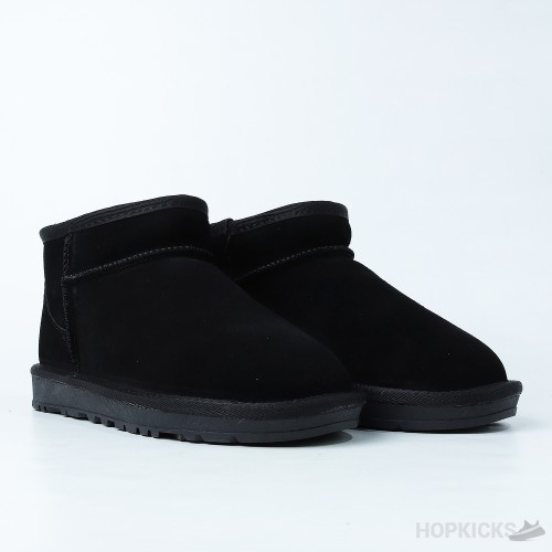 UGG Ultra Mini Black Boots (Premium Batch)