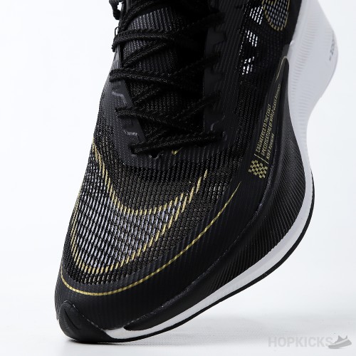 Nike ZoomX Vaporfly Next% 2 Black Metallic Gold Coin (Dot Perfect)