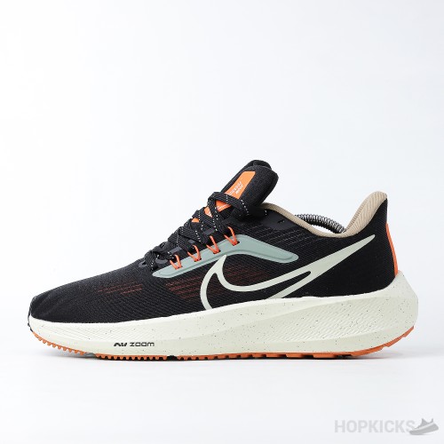 Air Zoom Pegasus 39 Black Green Safety Orange (Dot Perfect)