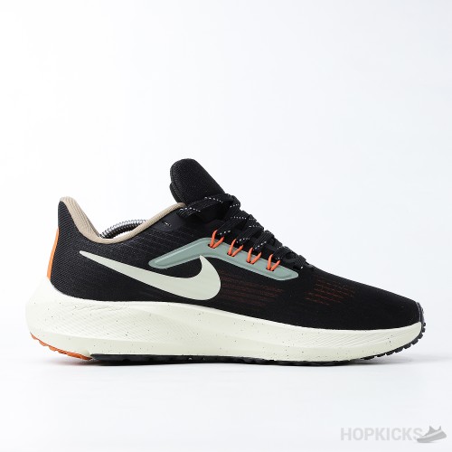 Air Zoom Pegasus 39 Black Green Safety Orange (Dot Perfect)