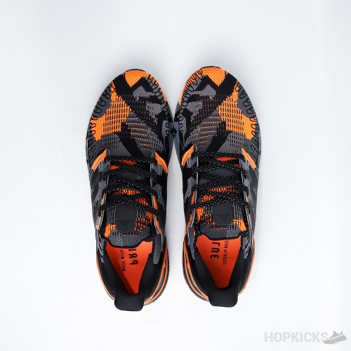 Adidas Ultra Boost 20 Core Black Signal Orange (Dot Perfect)