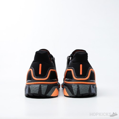 Adidas Ultra Boost 20 Core Black Signal Orange (Dot Perfect)