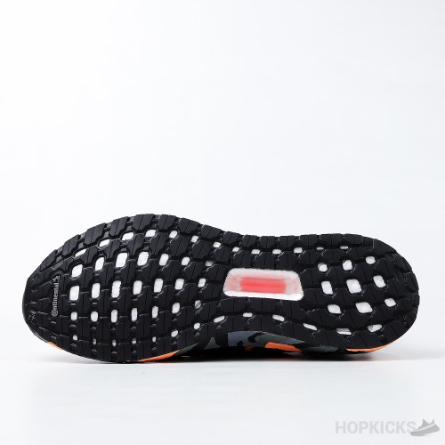 Adidas Ultra Boost 20 Core Black Signal Orange (Dot Perfect)