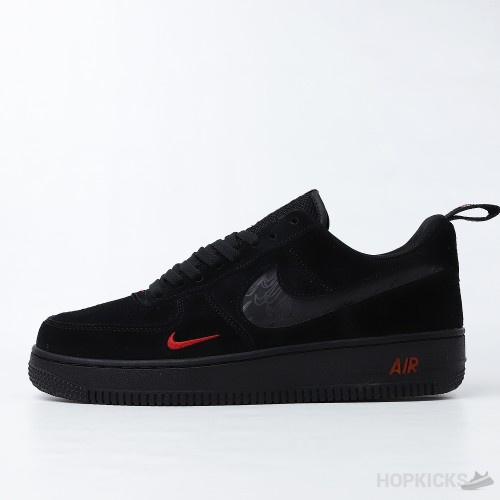 Air Force 1 Low Multi-Swoosh Black Orange (Dot Perfect)